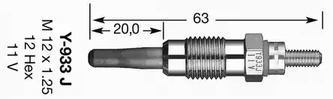 7947 NGK Свеча накаливания